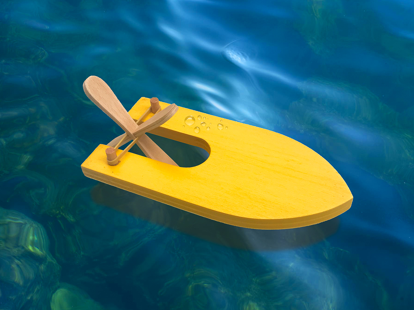 Bateau à élastique